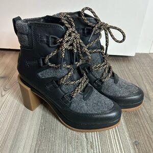 Sorel Blake Lace-Up Leather & Felt Hiking Boots
